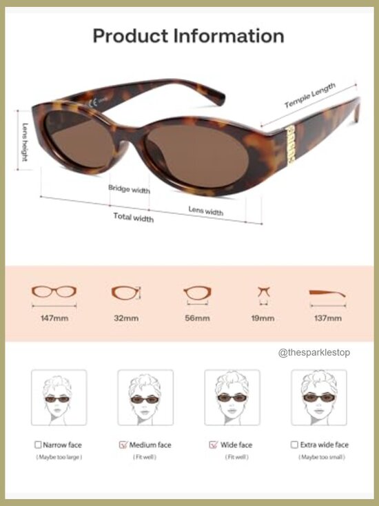 Trendy Oval Polarized Sunglasses Retro Narrow Thin Y2k Sunnies main image 2